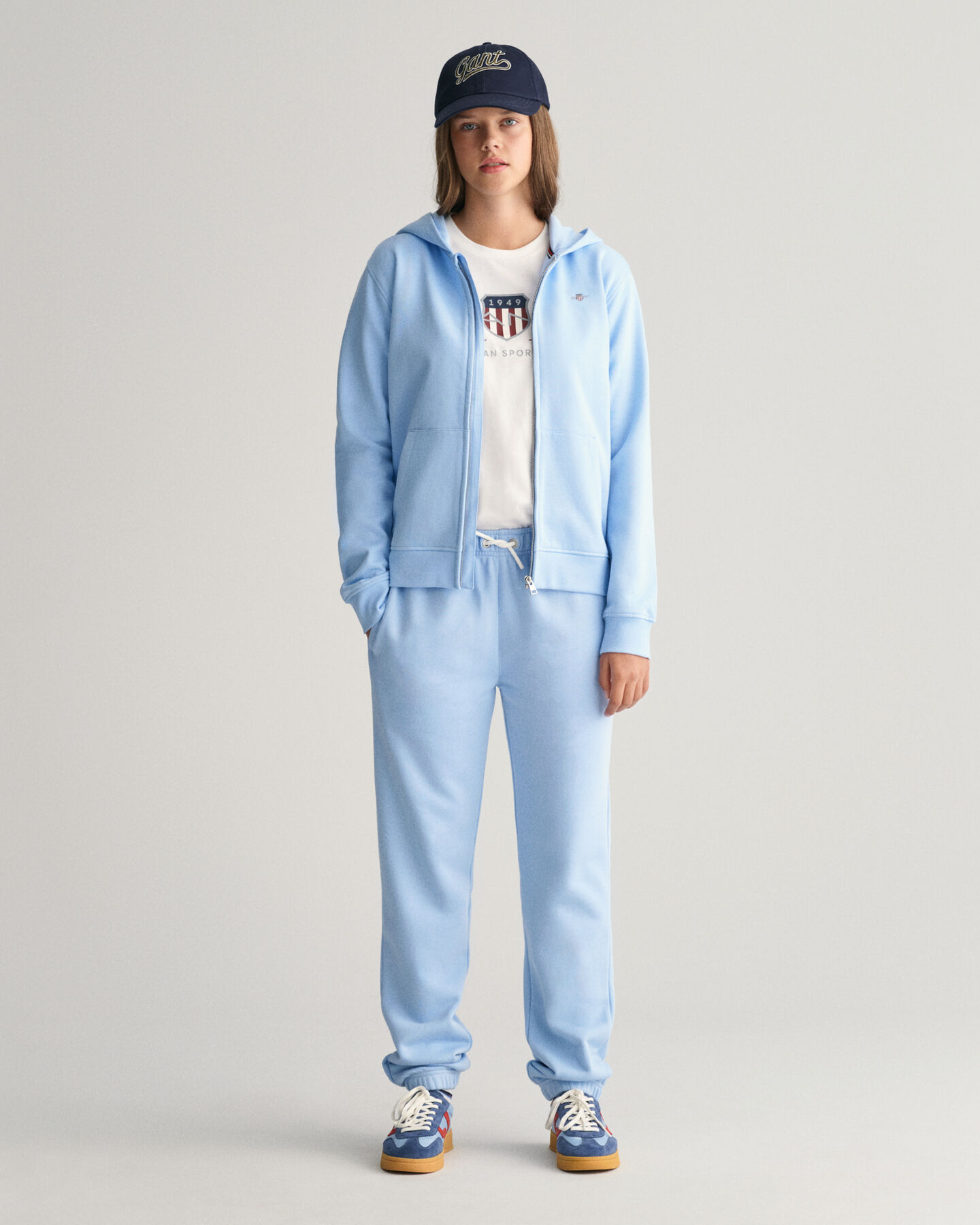 Teens-malliston Shield‑vetoketjuhuppari