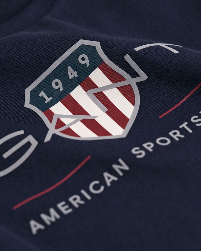 Kids-malliston pitkähihainen Archive Shield ‑t‑paita