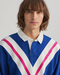 Tiger Heavy Rugger ‑paita v:n muotoisella raitakuviolla