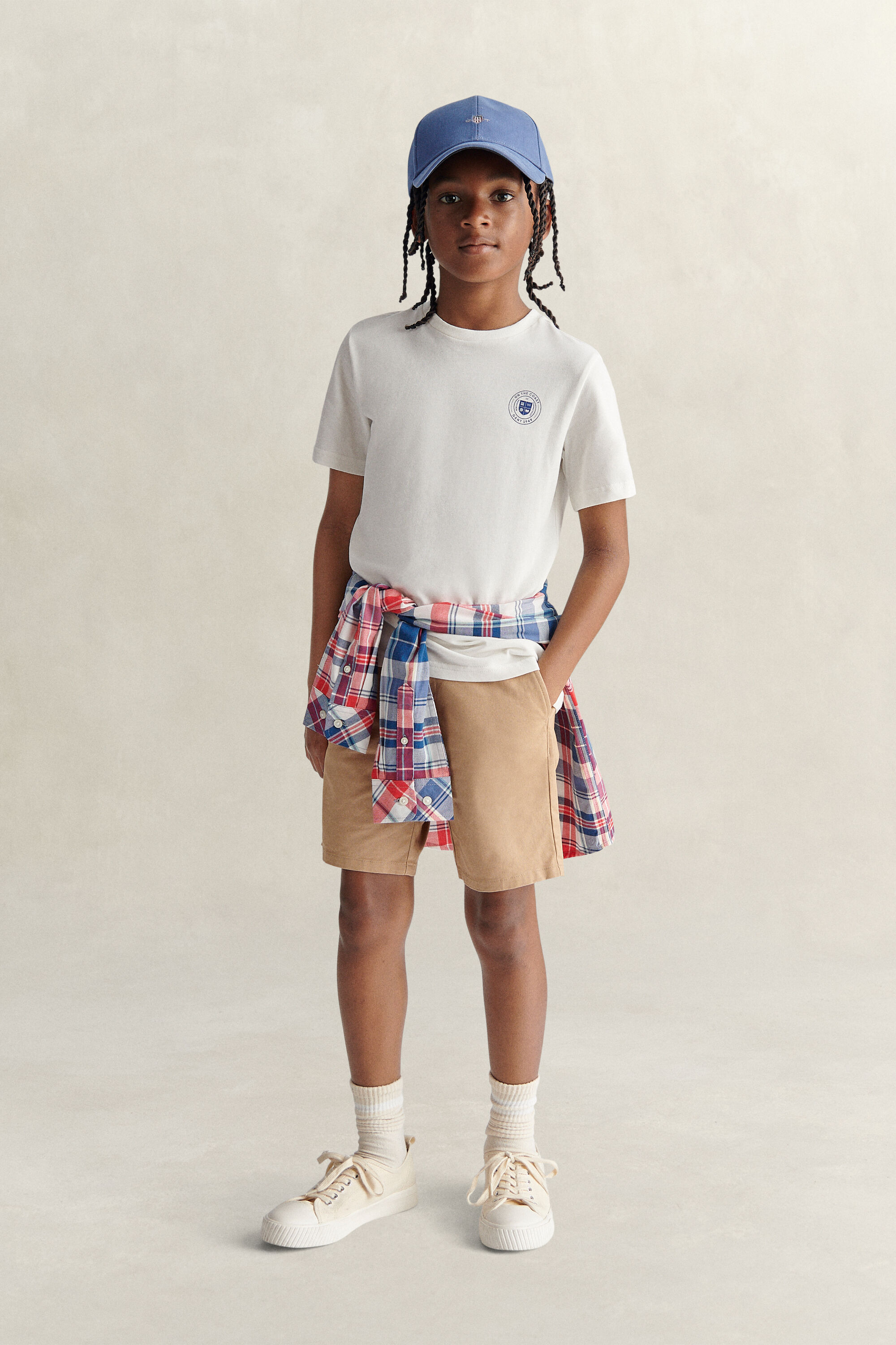 Teen Boys ‑malliston chinoshortsit
