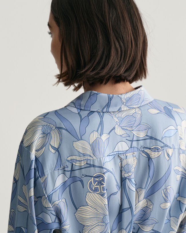 Magnolia Print ‑paitamekko