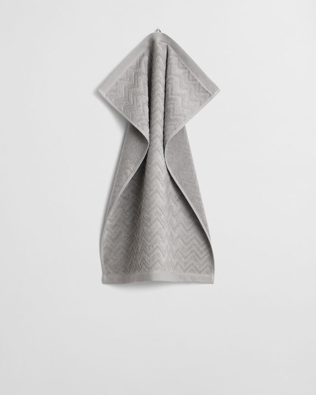 Kalanruotokuvioinen jacquard-pyyhe (50 cm x 70 cm)