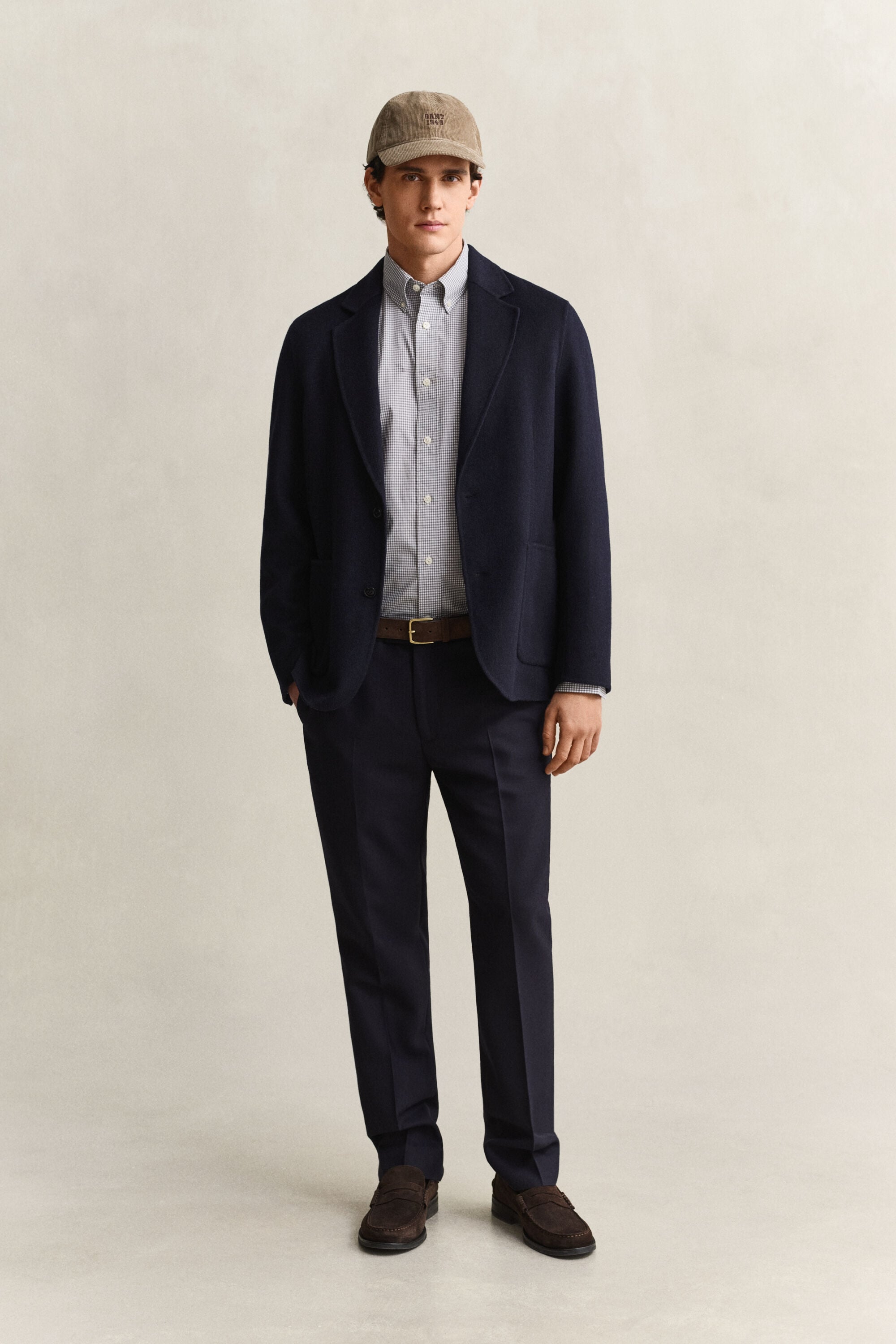 Gingham-ruudullinen Classic-popliinipaita