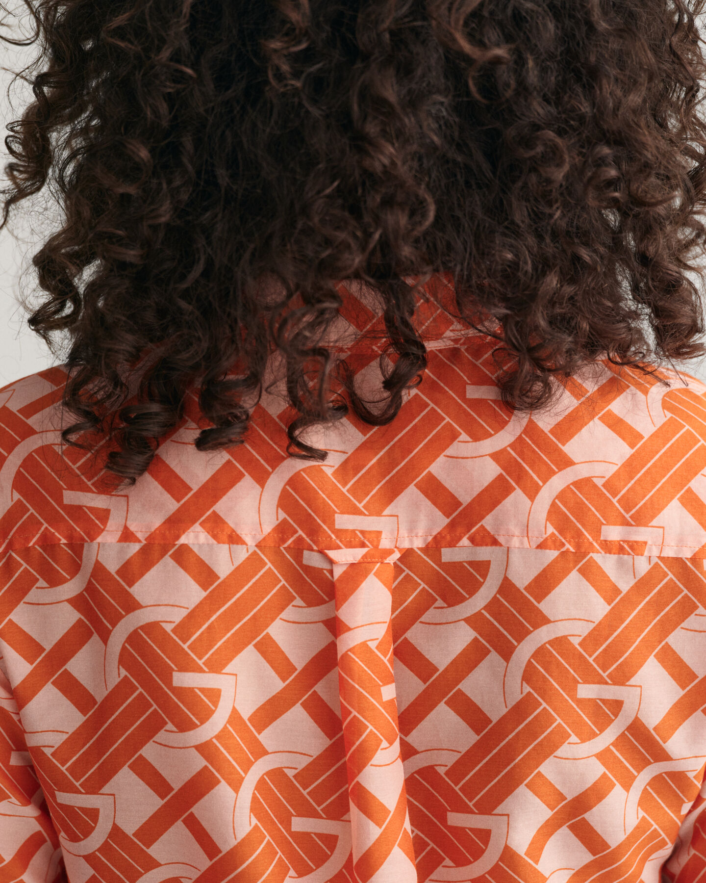 Regular fit ‑mitoitettu G Patterned ‑puuvilla-silkkipaita