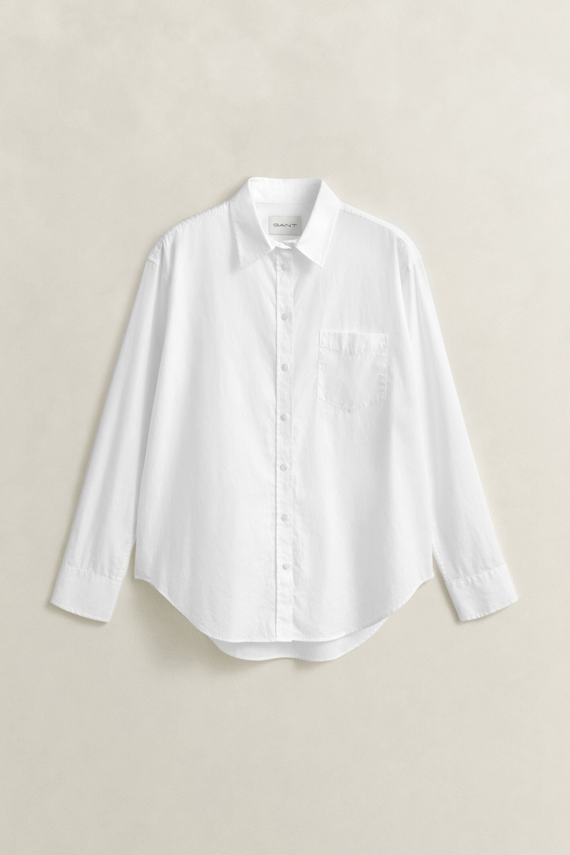 Relaxed fit ‑mitoitettu Classic-popliinipaita
