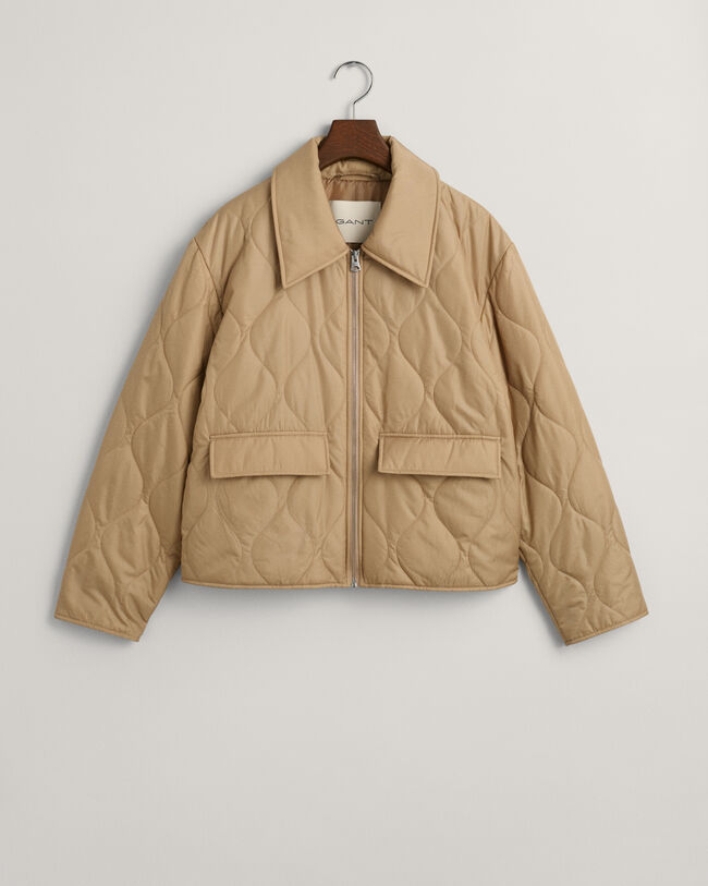 Kauluksellinen tikkitakki