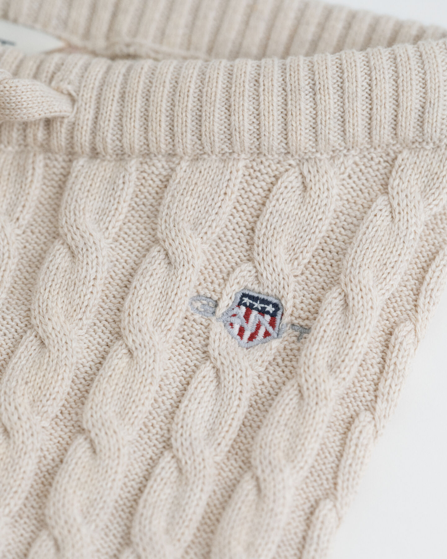 Baby-malliston puuvillaiset Shield-palmikkoneuleleggingsit