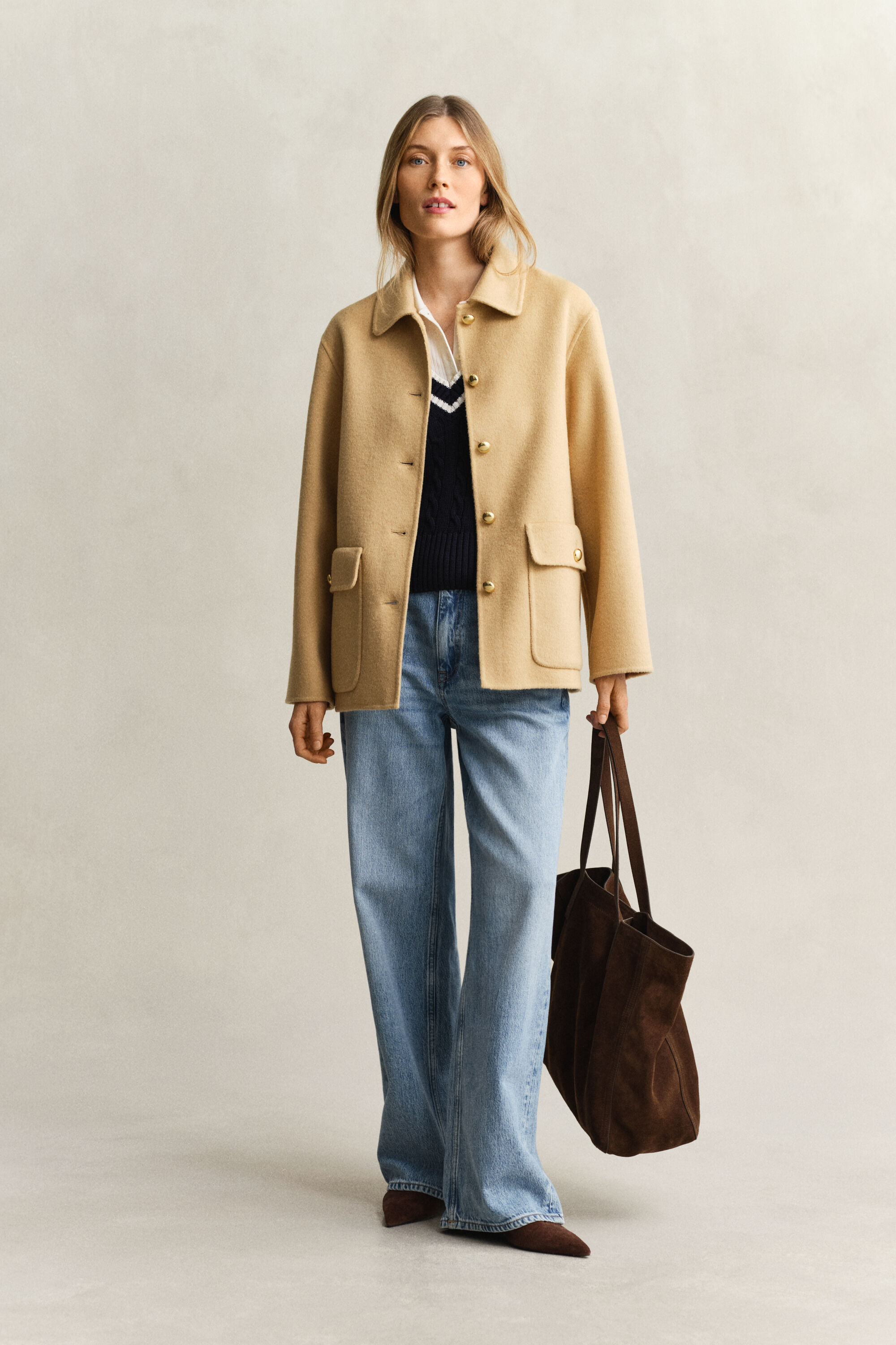 Käsin tikattu takki