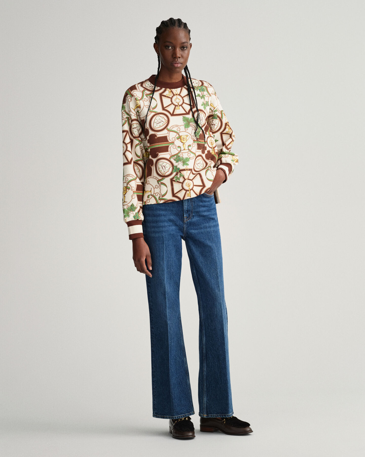 American Luxe ‑neulepusero, py&ouml;re&auml; p&auml;&auml;ntie