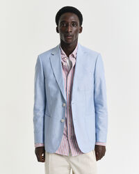 Slim fit ‑mitoitettu oxford-bleiseri