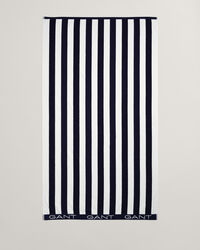 Leveäraitainen rantapyyhe