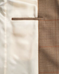 Regular fit ‑mitoitettu ruudullinen klubitakki