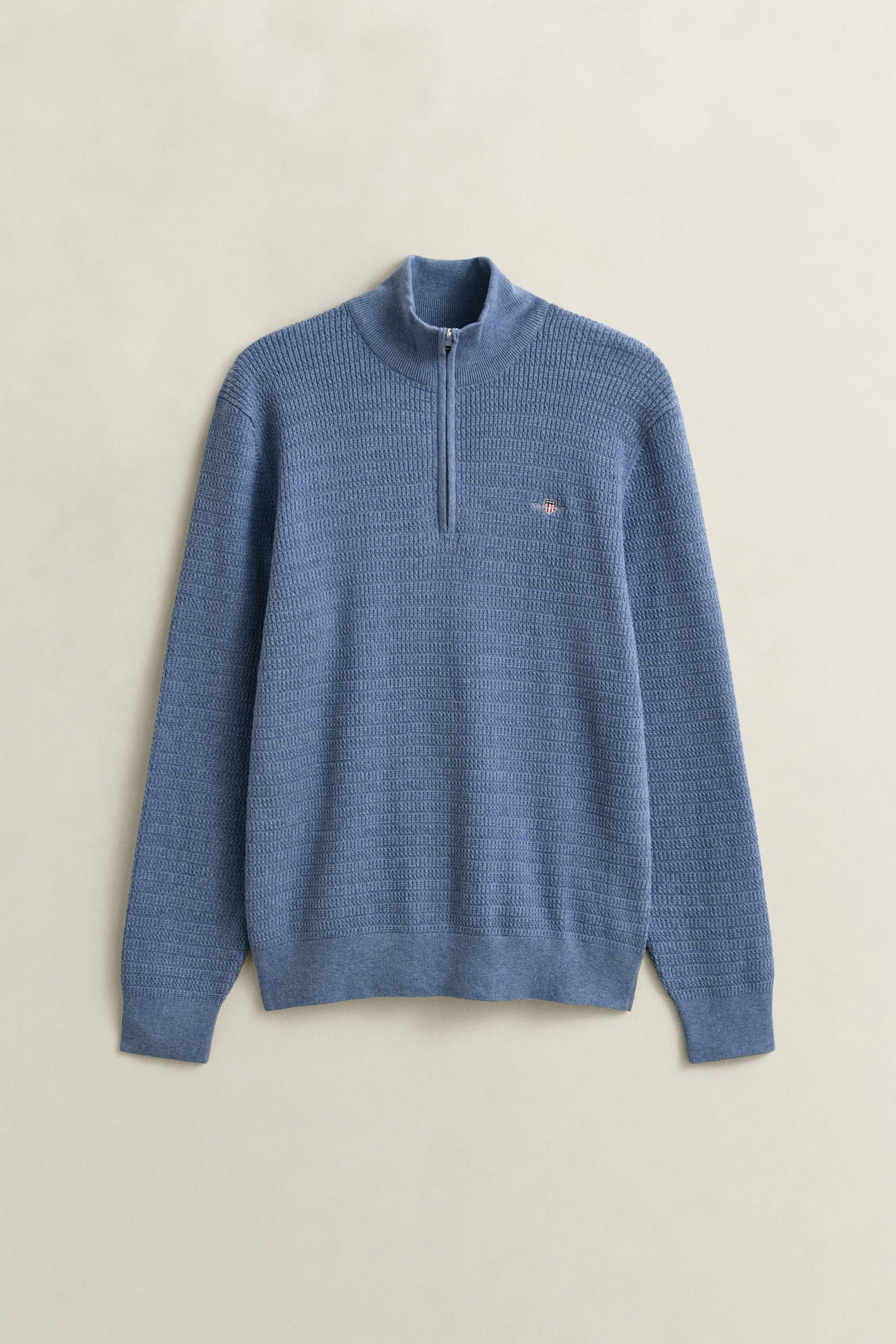 Palmikkoneule, vetoketjukaulus