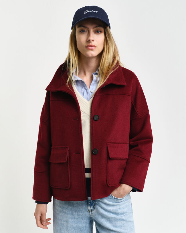 Lyhyt villakangastakki