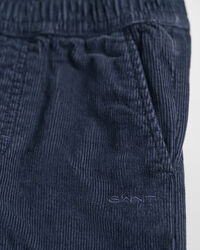 Baby-malliston joustavavyötäröiset vakosamettihousut