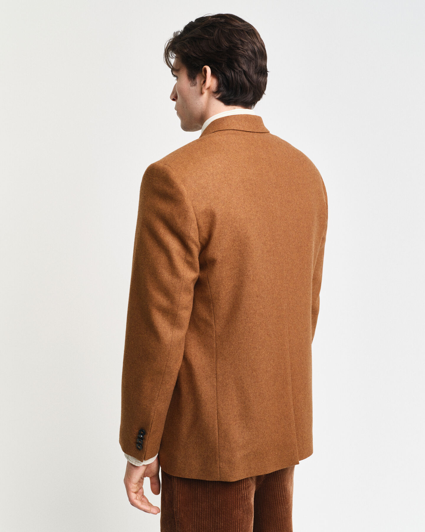 Oversized fit ‑mitoitettu villaflanellibleiseri