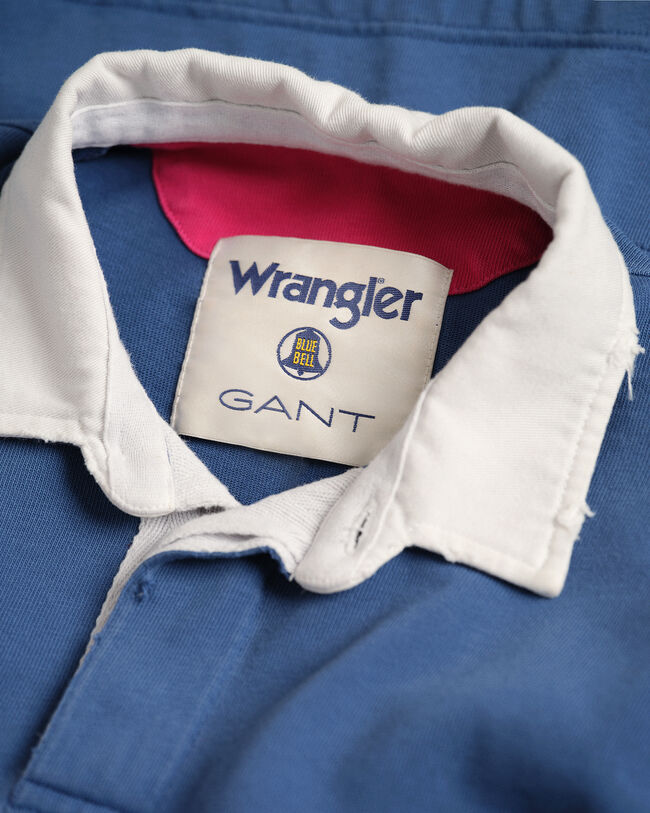 Wrangler x GANT ‑malliston Washed Heavy Rugger ‑paita