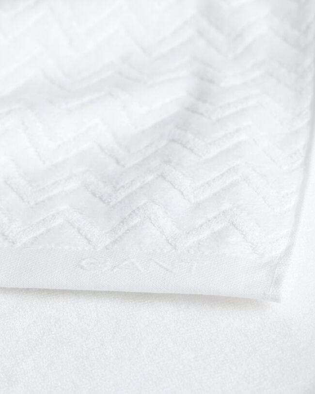 Kalanruotokuvioinen jacquard-pyyhe (70 cm x 140 cm)