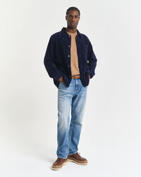 Ohut merinovillaneule, pyöreä pääntie