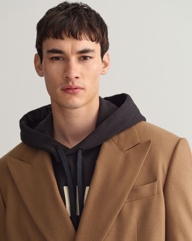 Oversized fit ‑mitoitettu juhlakäyttöön sopiva flanellibleiseri