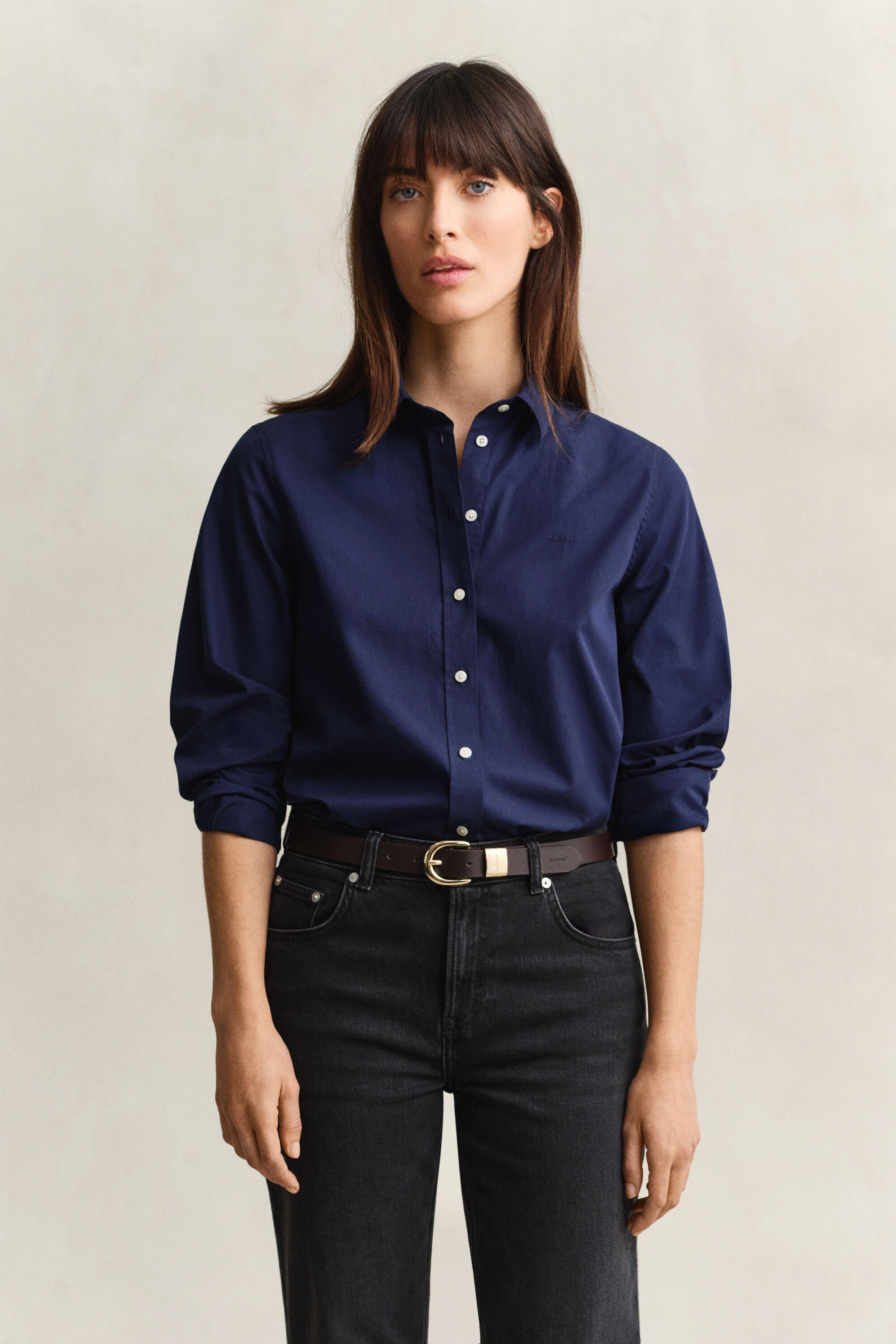 Regular fit ‑mitoitettu Classic-popliinipaita