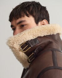 Shearling-takki