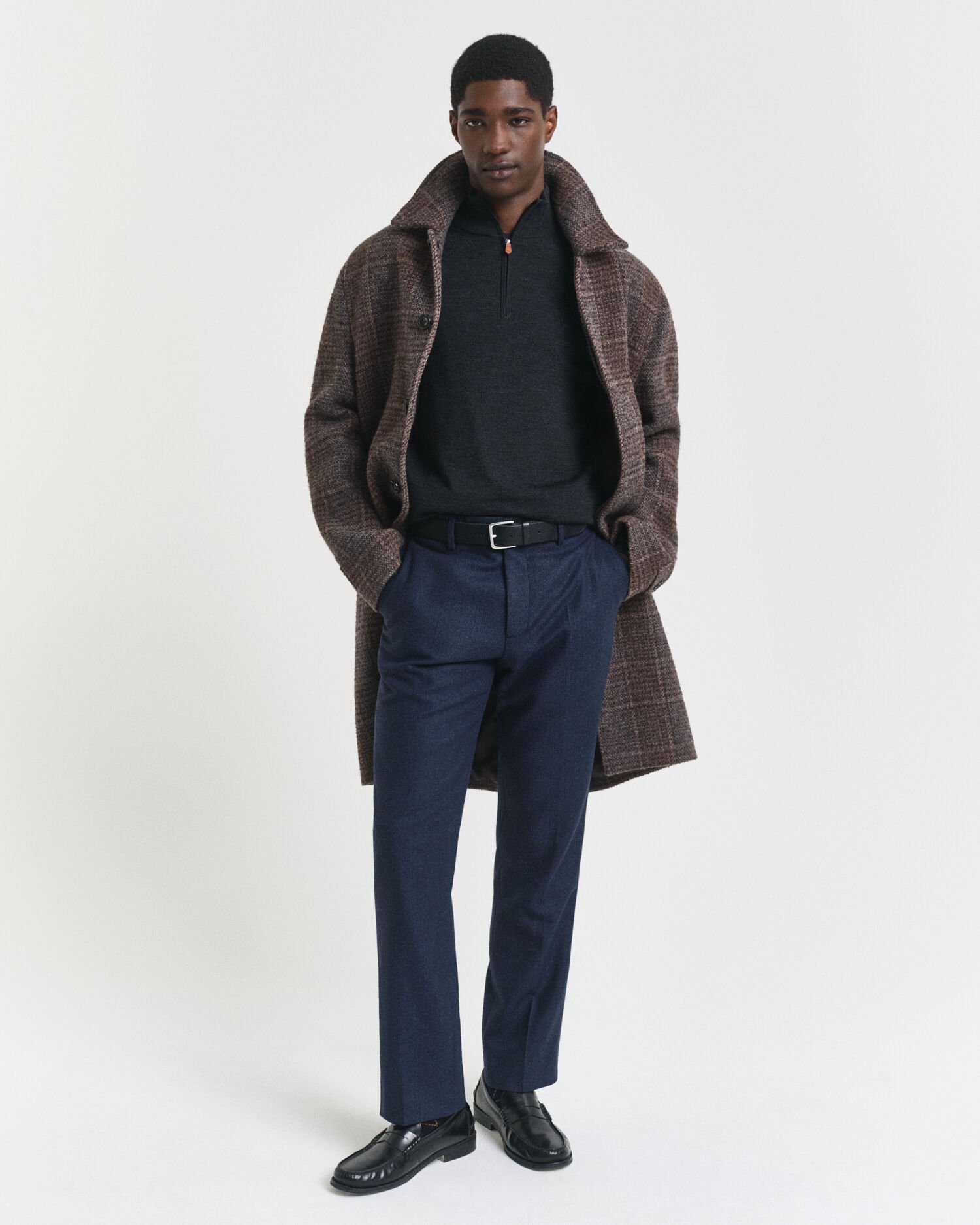 Ohut merinovillaneule, vetoketjukaulus