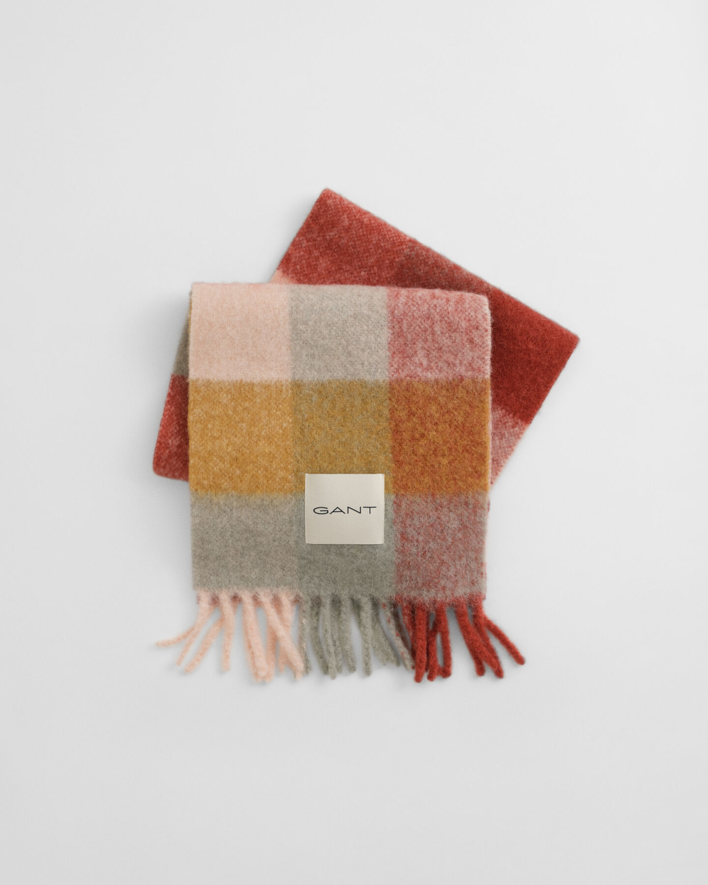 Alpakkavillasekoitteinen ruutuhuivi