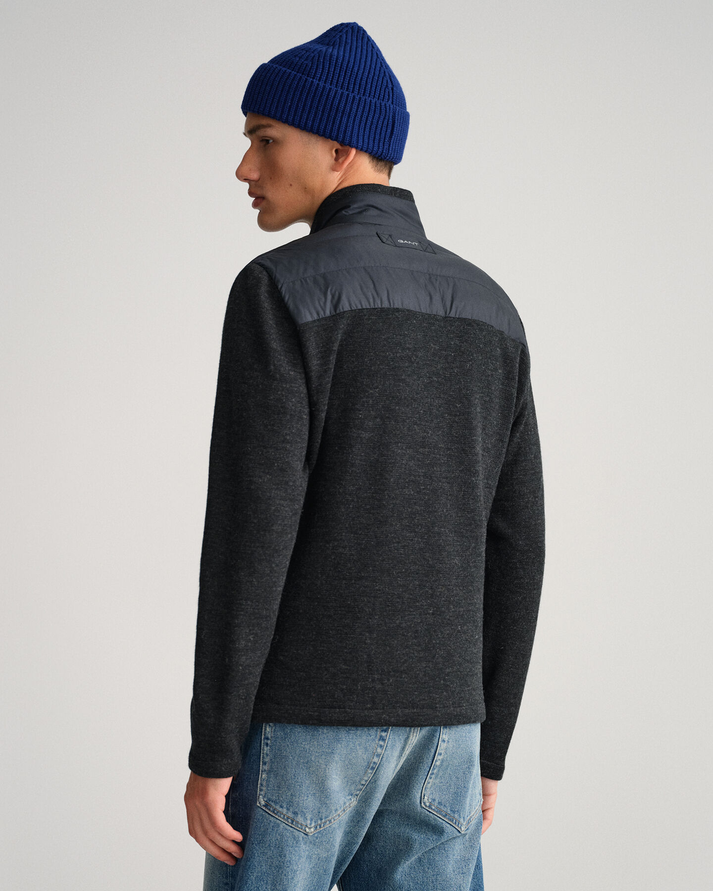 Kevyesti topattu Mixed Media -takki