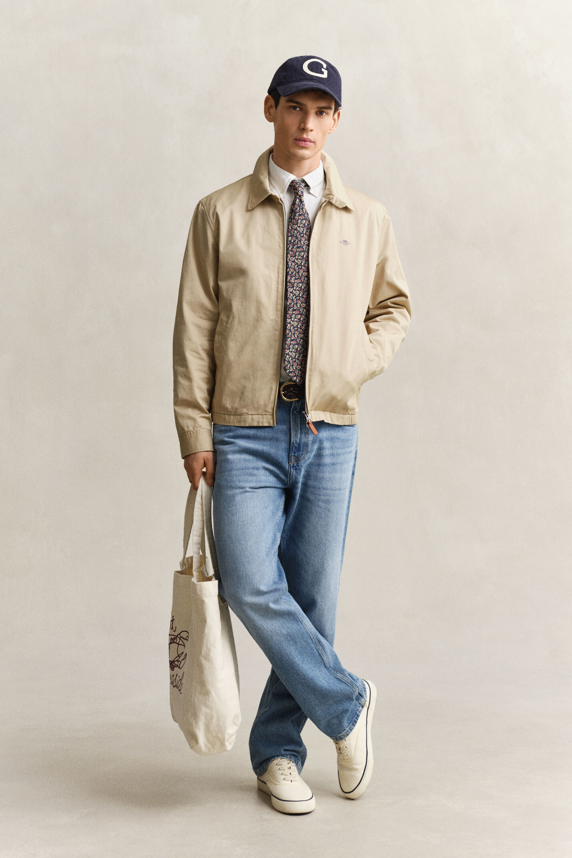 Puuvillainen Windcheater-takki