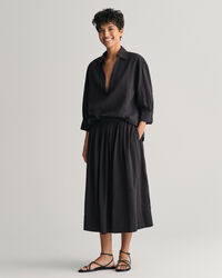 Raidallinen Seersucker Pull-On ‑hame