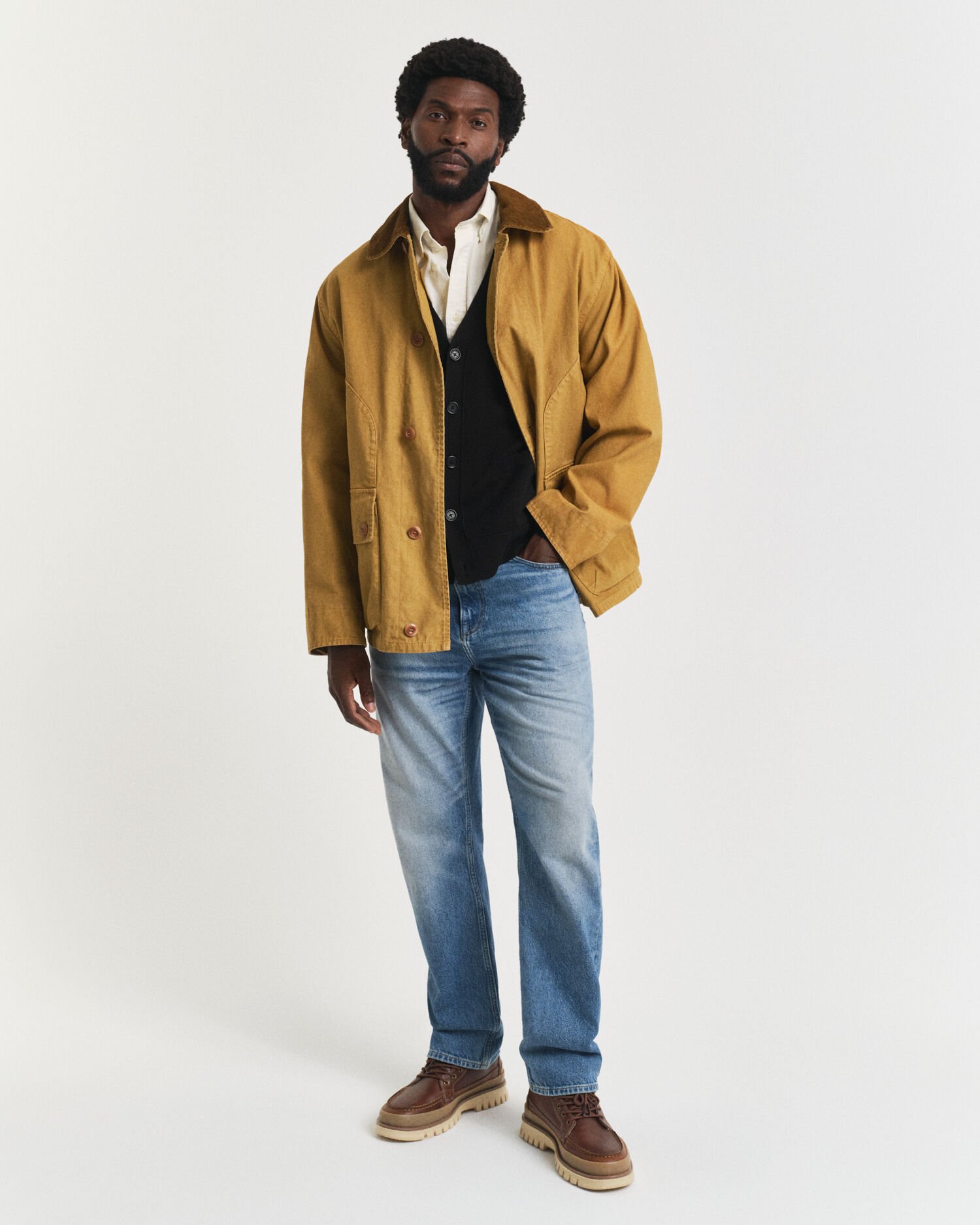 Casual-puuvillaneuletakki