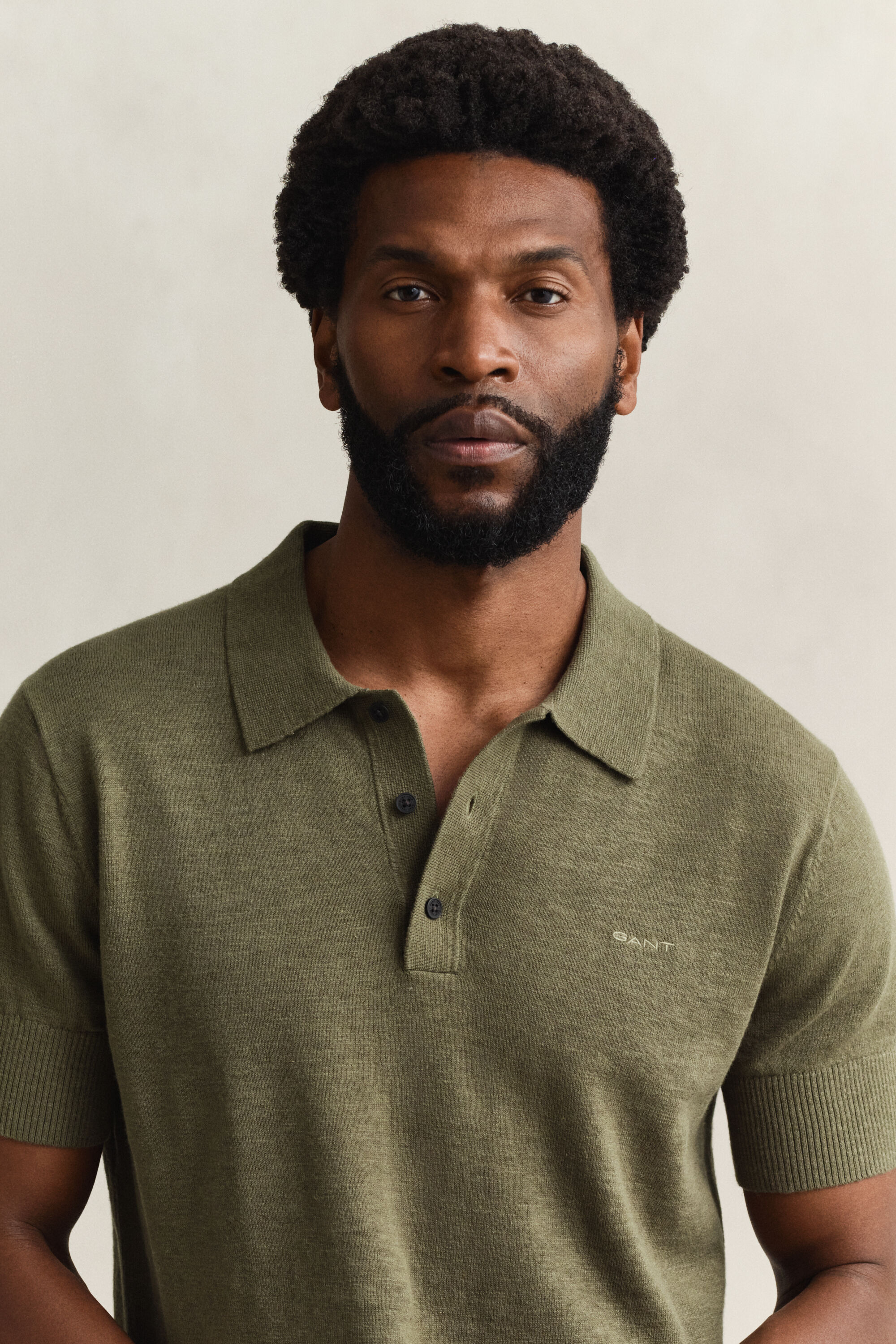 Lyhythihainen pikeepaita slub-puuvillasekoitetta