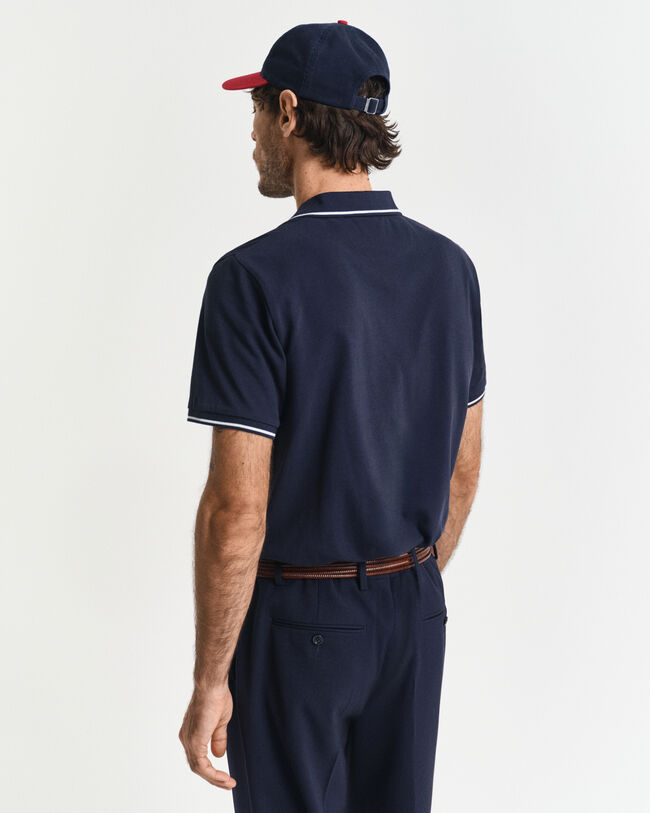 Tipped Piqué Polo Shirt