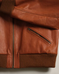 Wrangler x GANT ‑malliston nahkatakki