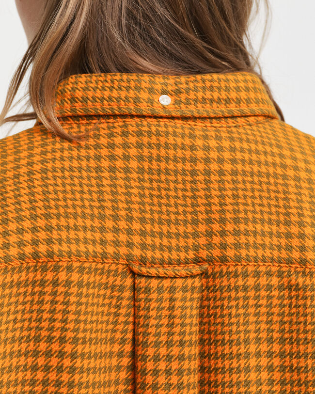 Relaxed&nbsp;fit ‑mitoitettu kukonaskelkuvioinen paita