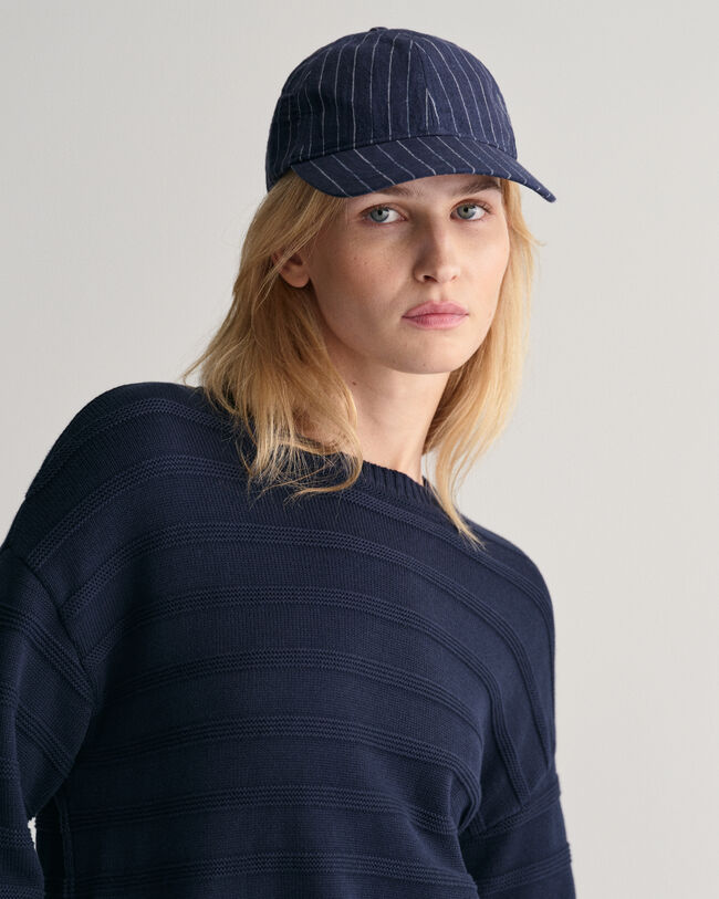 Raidallinen Tonal-puuvillaneule