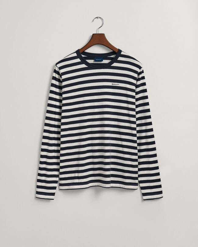 Raidallinen pitkähihainen t-paita