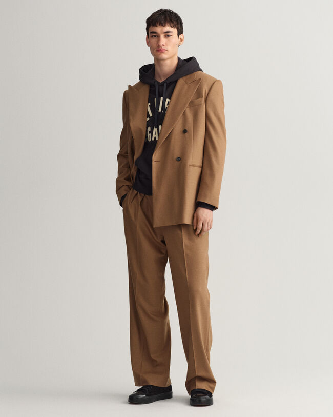 Oversized fit ‑mitoitettu juhlakäyttöön sopiva flanellibleiseri