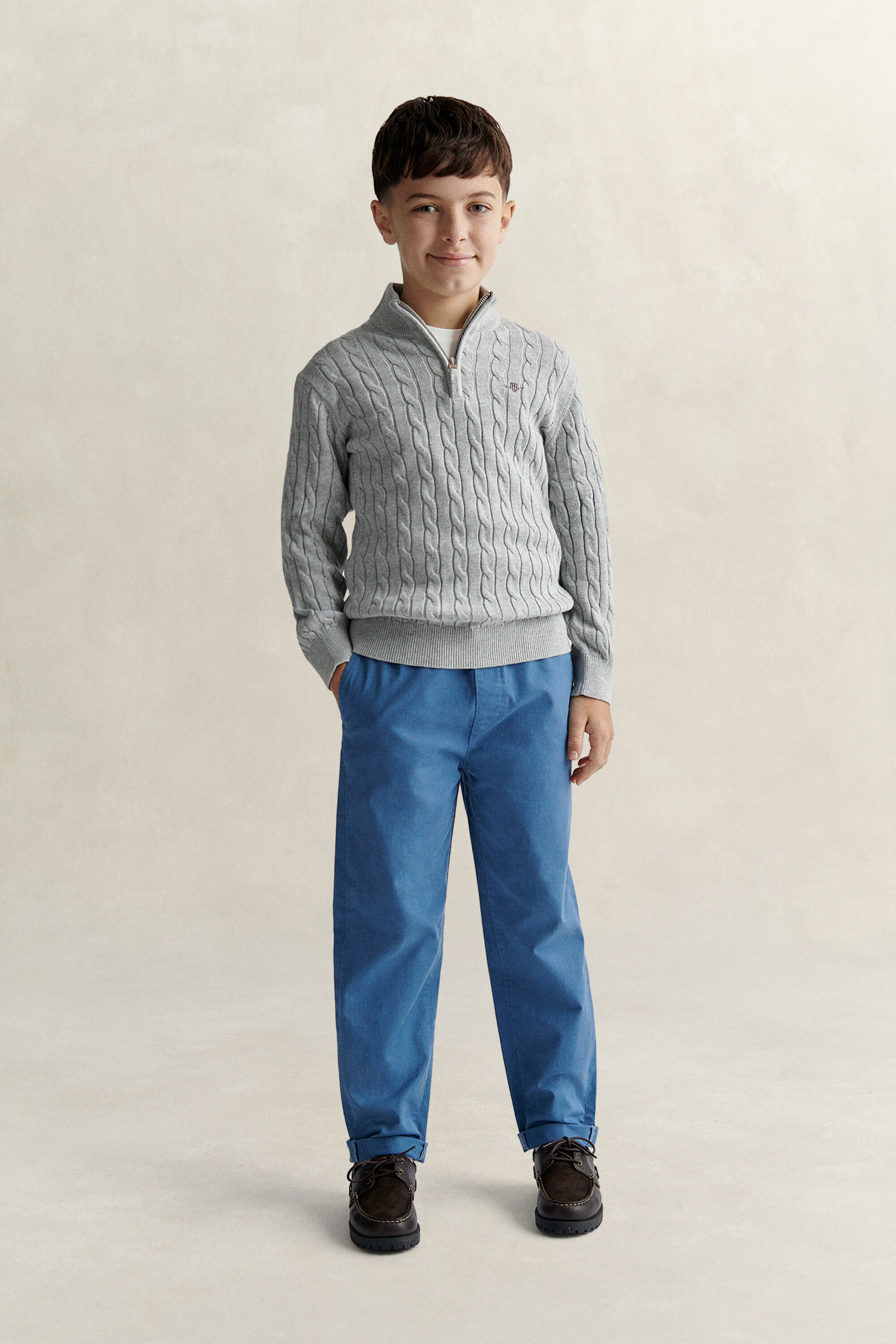 Teen Boys ‑malliston Shield-vetoketjuneulepusero