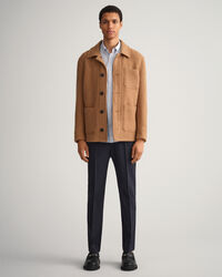 Slim fit ‑mitoitettu paita broadcloth-kankaasta