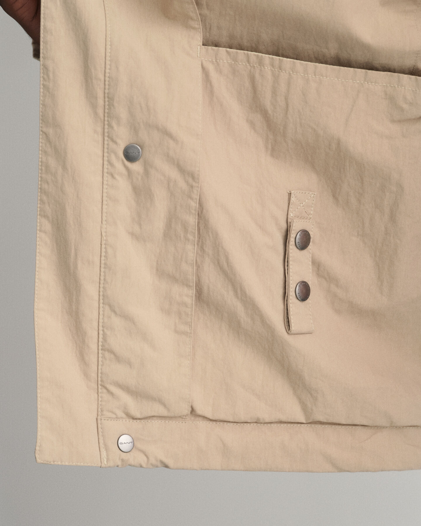 Puuvillainen Windbreaker-takki