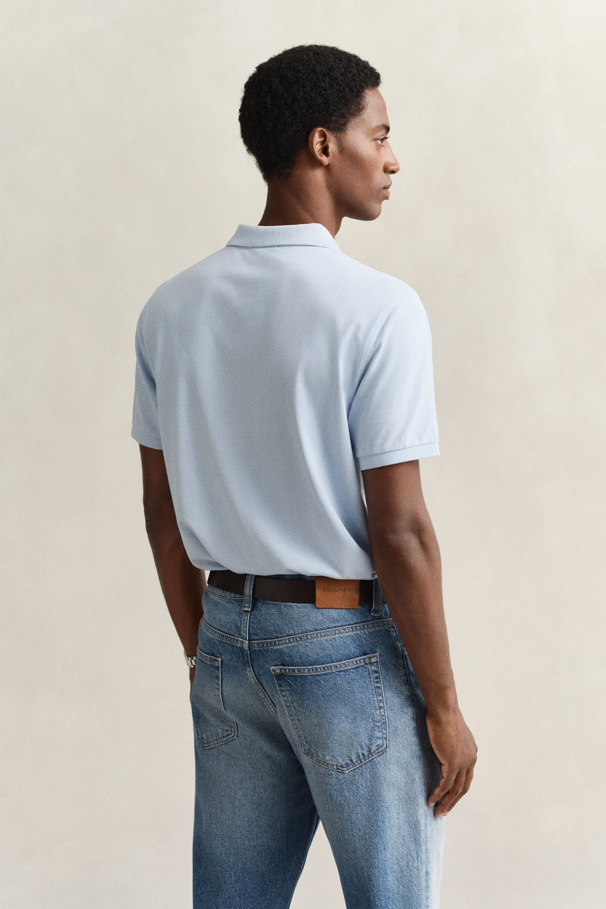 Regular fit -mitoitettu Shield-pikeepaita