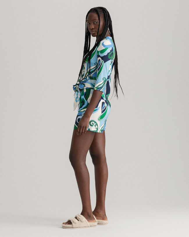 Paisley-kuvioitu shortsihaalari