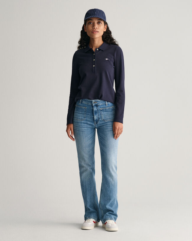 Pitkähihainen Shield-pikeepaita