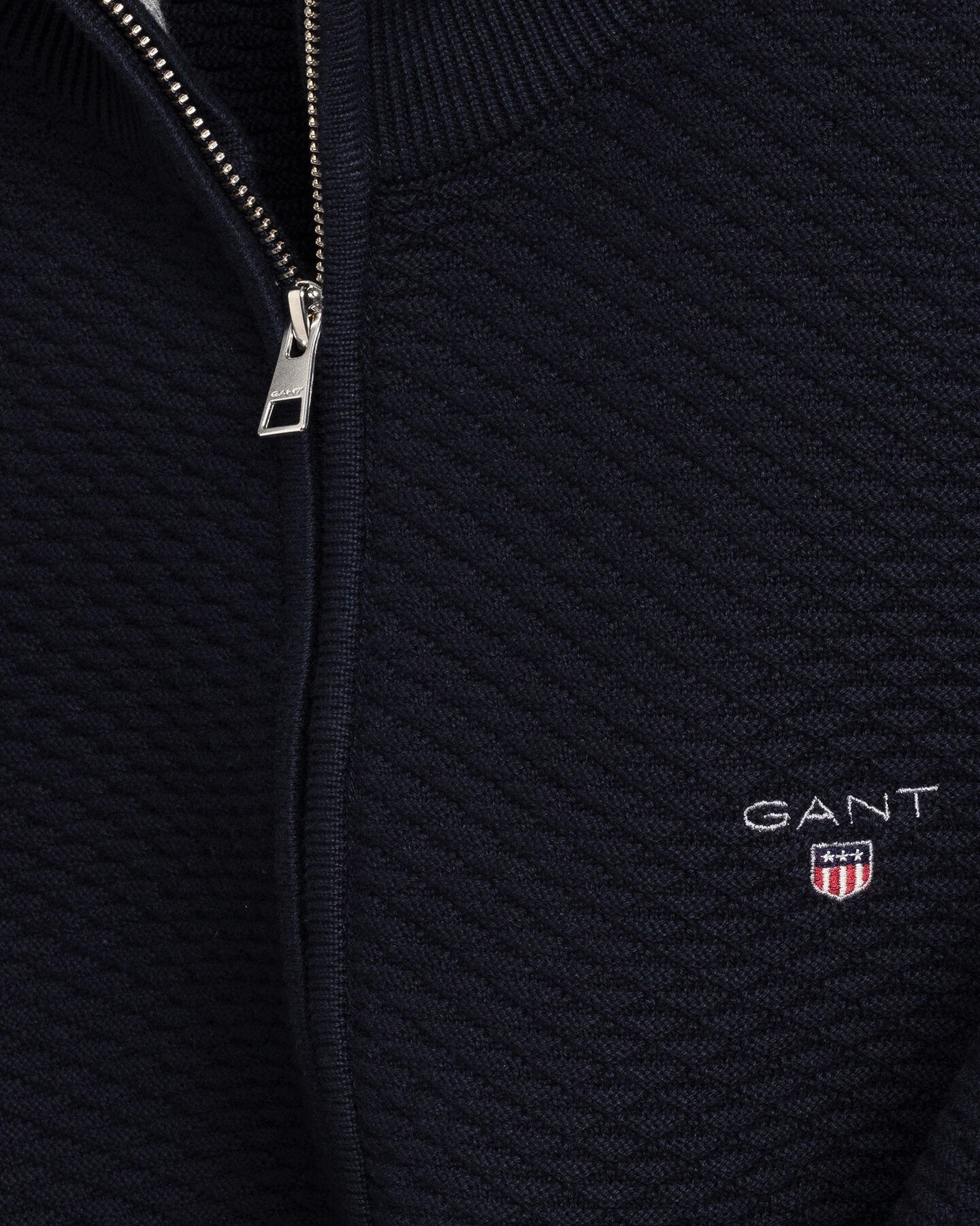 Triangle Texture ‑vetoketjuneulepusero