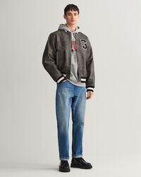 Nahkainen GANT Varsity Jacket