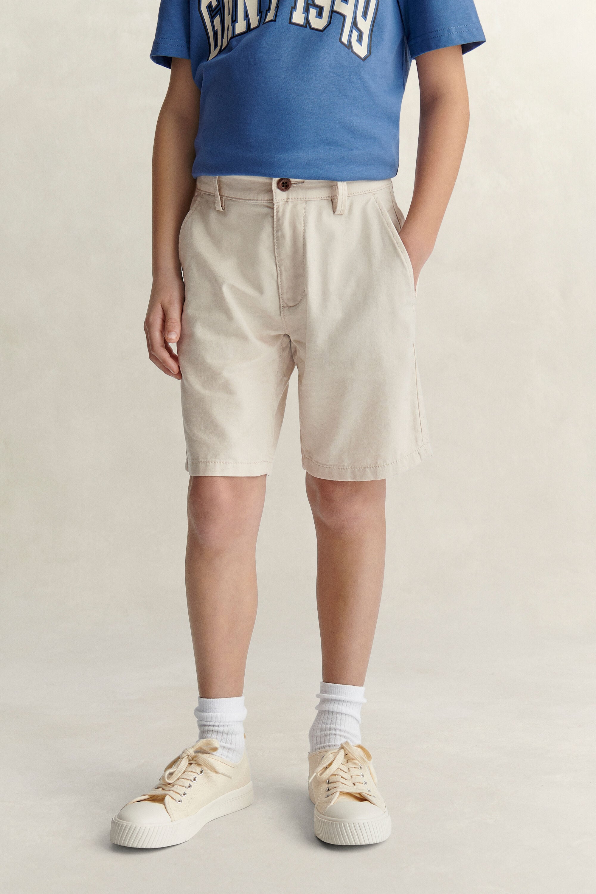 Teen Boys -malliston pellavasekoiteshortsit
