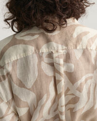 Pellavainen Palm Print -paitamekko