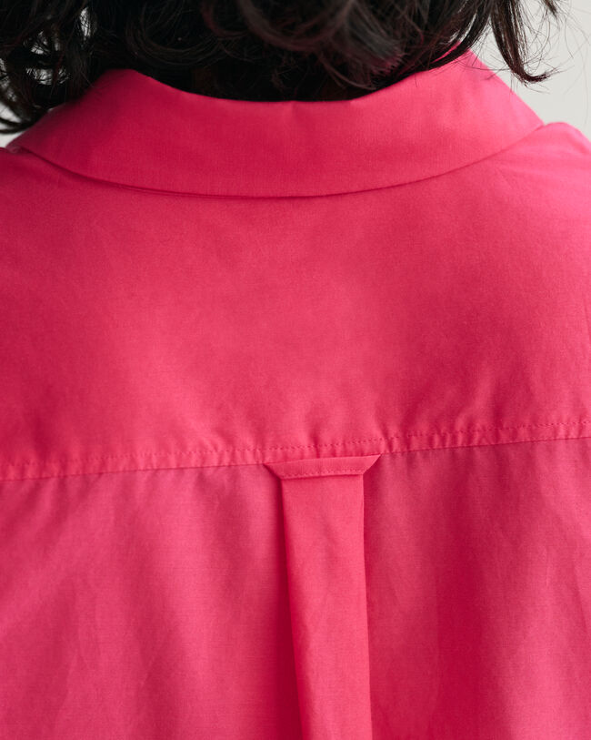 Relaxed&nbsp;fit ‑mitoitettu lyhythihainen paita puuvilla-silkkisekoitetta